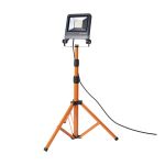 Ledvance LED-Scheinwerfer Baustrahler Tripod Dunkel Grau 50W 4500lm 120D - 840 Kaltweiß | IP65 - Symmetrisch