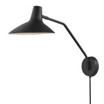 DFTP by Nordlux Darci Wandleuchte Metall Schwarz | Geeignet für E14