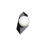 Emibig Wandleuchte Drifton Stahl Schwarz | Geeignet für 1x E14 - Max 10W