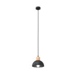 Emibig Deckenleuchte Seco Stahl Schwarz | Geeignet für 1x E27 - Max 15W