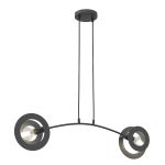 Emibig Pendelleuchte Euforia Stahl Schwarz | Geeignet für 2x E27 - Max 15W