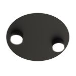 Emibig Deckenleuchte Bolx Stahl Schwarz | Geeignet für 2x GX53 - Max 12W