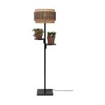 Good&Mojo Stehlampe Bhutan Bambus Braun | Geeignet für 1x E27 