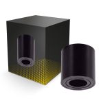Bright Choice LED-Spot Schwarz Rund | IP20 - GU10 Fitting