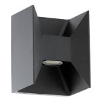 Eglo Wandleuchte Morino Außenbeleuchtung Aluminium Anthrazit/Grafit 5W 460lm - 830 Warmweiß