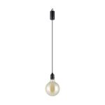 Eglo Pendelleuchte Vignanello Schwarz 827 Extra Warmweiß | IP44 - Batteriebetrieben