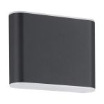 Eglo Wandleuchte Grutti Aluminium Anthrazit 2W 320lm - 830-840-865 CCT | IP65