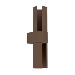 Eglo Wandleuchte Montelauro Aluminium Rostig 7W 800lm - 865 Tageslichtweiß | IP65