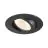 SLV New Tria 68 Spot Aluminium Schwarz Rund 8.3W 705lm 60D - 927 Extra Warmweiß | Ausschnitt 68mm -  Höchste Farbwiedergabe - Dimmbar 