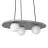 Ledvance Decor Pendelleuchte Beton Nest Grau | Geeignet für 3x G9