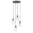 Emibig Pendelleuchte Astral Stahl Schwarz | Geeignet für 4x E14 - Max 10W