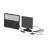 Eglo Wandleuchte Panettieri Solar Schwarz 6W 860lm - 840 Kaltweiß | IP65 - Bewegungssensor