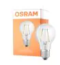 Osram Classic LED E27 Birne Fadenlampe Klar 2.5W 250lm - 827 Extra Warmweiß | Ersatz Für 25W