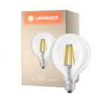 Ledvance Classic LED E27 Globe Fadenlampe Klar 11W 1521lm - 940 Cool white | Höchste Farbwiedergabe - Dimmbar - Ersatz für 100W
