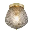 Nordlux Orbiform Deckenleuchte Glas und Metall Kupfer | 230mm - Geeignet für E27