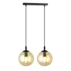 Emibig Pendelleuchte Cosmo Stahl Schwarz | Geeignet für 2x E14 - Max 10W