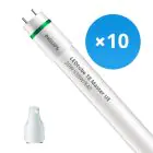 Multipack 10x Philips LED Röhre T8 MASTER (EM/Mains) Ultra Efficiency 20W 3700lm - 840 Kaltweiß | 150cm - Ersatz für 58W