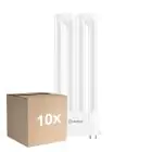 Multipack 10x Ledvance DULUX-F LED 8W - 840 Kaltweiß | 4-Pins - Ersatz Für 18W