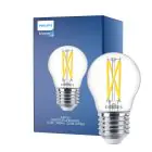 Philips MASTER LED Lustre E27 Kugel Fadenlampe Klar 2.5W 340lm - 922-927 Dim To Warm | Höchste Farbwiedergabe - Dimmbar - Ersatz Für 25W