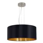 Eglo Pendelleuchte Maserlo Stahl Satin-Nickel | Geeignet für 3x E27
