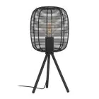 Eglo Tischlampe Rinroe Stahl Schwarz | Geeignet für 1x E27