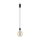 Eglo Pendelleuchte Vignanello Schwarz 827 Extra Warmweiß | IP44 - Batteriebetrieben