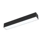 Eglo Deckenleuchte Salitta Aluminium Schwarz 9W 1080lm - 830 Warmweiß